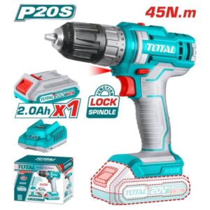 Total Tools Lithium-Ion Cordless Drill 20V (TDLI200518)