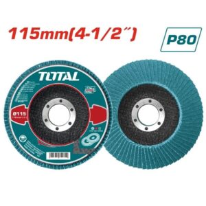 Total Tools Zirconium Flap Disc 115mm (TAC641153)
