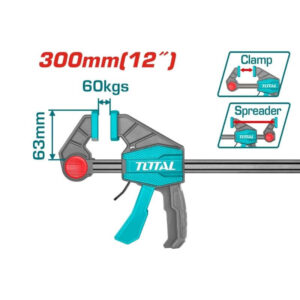 QUICK BAR CLAMPS 63X300MM (THT1340602)