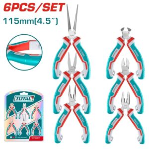 6PCS MINI PLIERS SET 115mm (THT1K0511)
