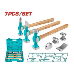 Total Tools 7Pcs Body and Fender Hammer Set (TBAFO712)