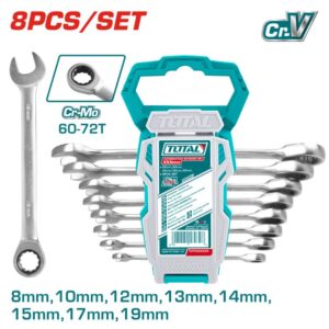 8PCS RATCHET SPANNER SET (THT102RK086)