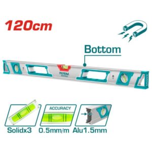 Total Tools Spirit Level with Powerful Magnets (TMT212086M)