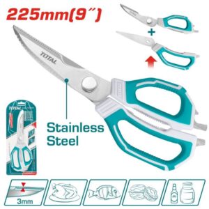 Total Tools Kitchen Scissors 225mm (THSCRS822251)