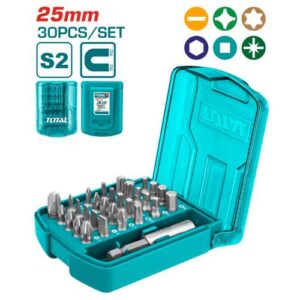 Total Tools 30Pcs Screwdriver Bits Set (TACSD10306)
