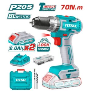 Total Tools Lithium-Ion Brushless Drill (TIDLI20605)