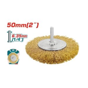 WIRE WHEEL FOR DRILLS - 50MM (TAC34021)