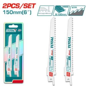 Total Tools Reciprocating saw blades for wood (TAC52644D)