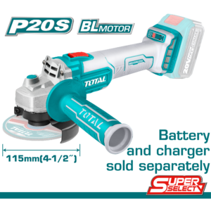 Total Tools Lithium-Ion Angle Grinder Brushless (TAGLI201158)