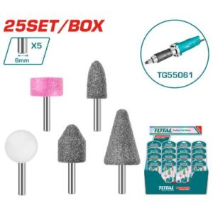 Total Tools 5Pcs Accessories for Die Grinder (TAKB0502)