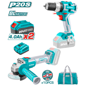 Total Tools Lithium-Ion Cordless 2Pcs Combo Kit (TCKLI6015)