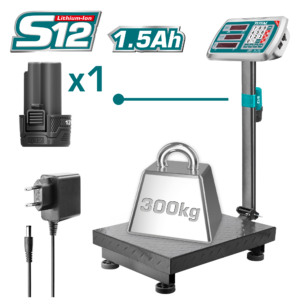 Total Tools Lithium-Ion Scale 300KG (TES1267)