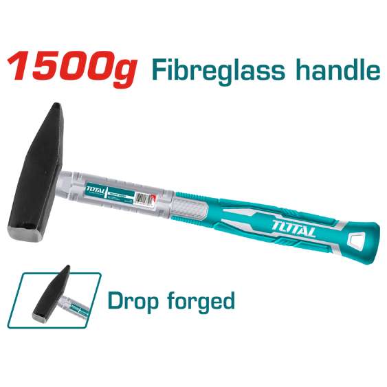 Total Tools Machinist Hammer F/G Handle 1500g (THT7115006)