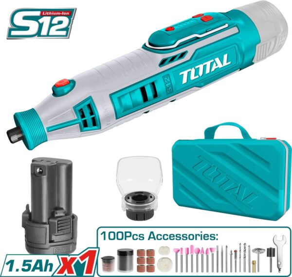 Total Tools Lithium-Ion Grinder (TMGLI12011)