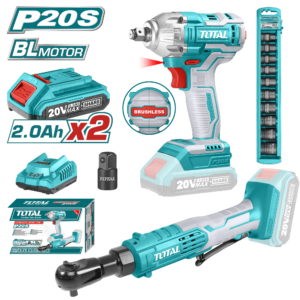 Total Tools Lithium-Ion Cordless 2Pcs Combo Kit (TOSLI23043)