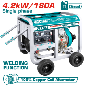 Total Tools Diesel Welder Generator 4.2kW/180A (TP446001)