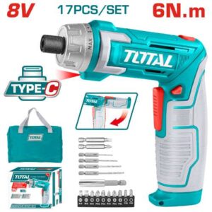 Total Tools Lithium-Ion Cordless Screwdriver 8V (TSDLI0802)