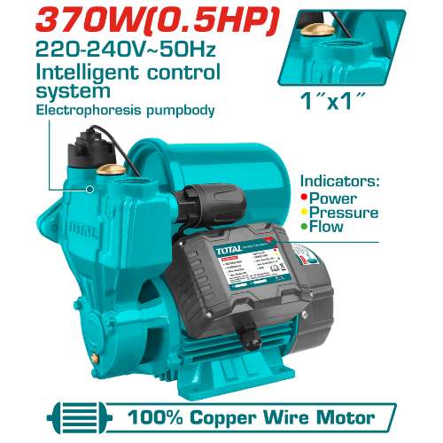 Total Tools Intelligent Self-Priming Water Pump (TWP113706)