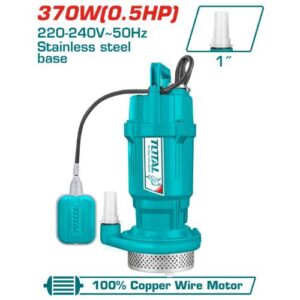Total Tools Submersible Pump 370W (0.5HP) (TWP63706)