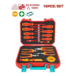 16 Pcs insulated hand tools set (THKITH1601)
