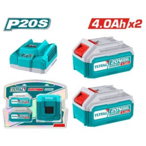 Total Tools P20S Lithium-Ion battery and charger kit (TFBCPK1424)