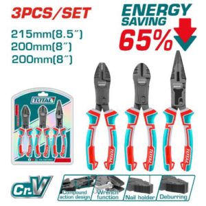 3 Pcs compound action pliers set (THT2CK231S)