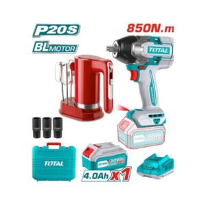 Total Tools Cordless 2Pcs Combo Kit Impact & Mixer (TOSLI240313)