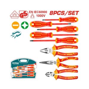 Total Tools 8Pcs Insulated Hand Tools Set (THKIST3082)