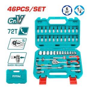 46 Pcs 1 / 4" socket set (THT141462)