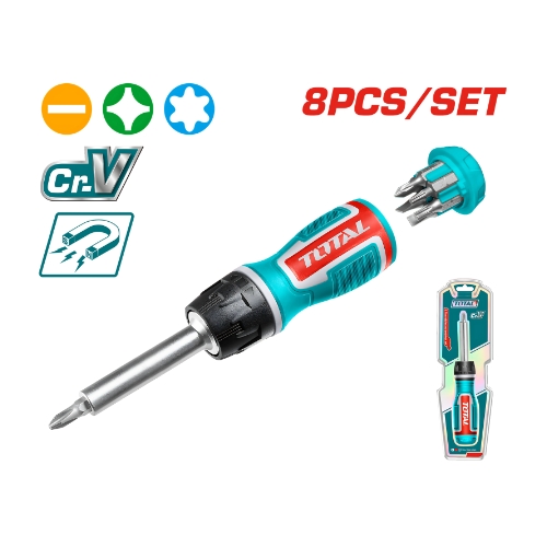 8 Pcs ratchet screwdriver set (TACSD30086)