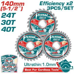 Ultra-thin TCT saw blade set (TAC236140)