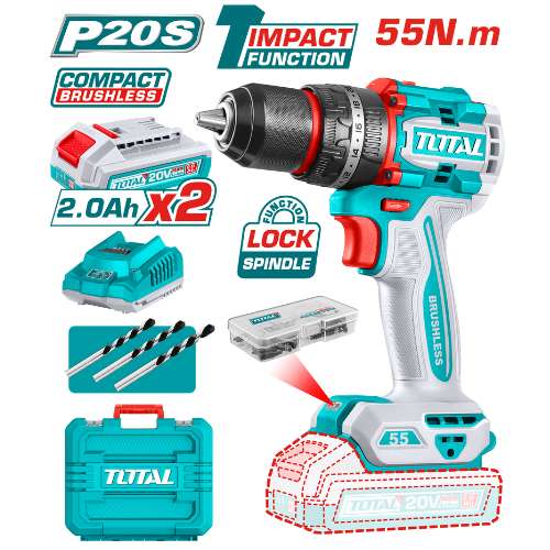Brushless cordless impact drill (TIDLI20558)