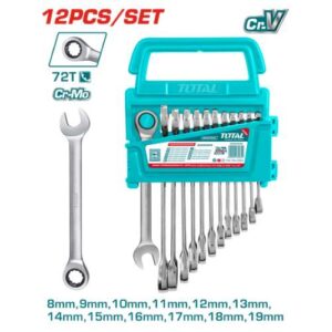 12 Pcs ratchet spanner set (THT102RK0126)