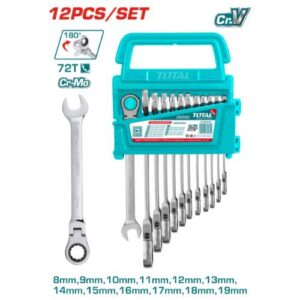 12pcs Flexible Ratchet Spanner Set (THT102RK5126)