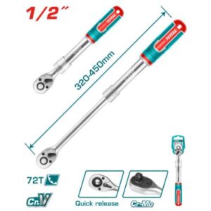 1/2" Extendable ratchet wrench (THT106128L)