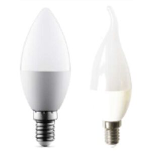 Total E14  LED Candle W/White Bulb 5W (TTN-CET-C37-5W-E14-WARM WHITE)
