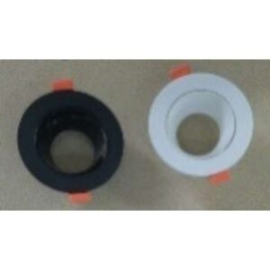 Total Down Light GU10 Round Fixture Black (TTN-CET-GU10-ROUND- BLACK)