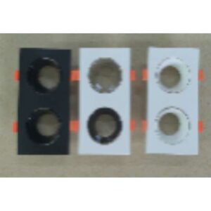 Total Down Light GU10 with 2 Heads Square (TTN-CET-GU10-2HEADS)