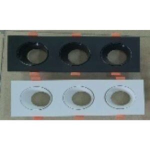 Total Down Light GU10 with 3 Heads Square (TTN-CET-GU10-3HEAD)