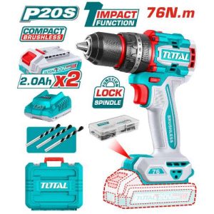 Compact Brushless Cordless Impact Drill (TIDLI20768)