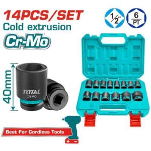 14 Pcs 1/2"DR. Impact socket set (THISTD12141)
